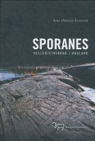 Bokomslag for Sporanes av Ann Christin Eklund, viser helleristninger i Rogaland, Norge.