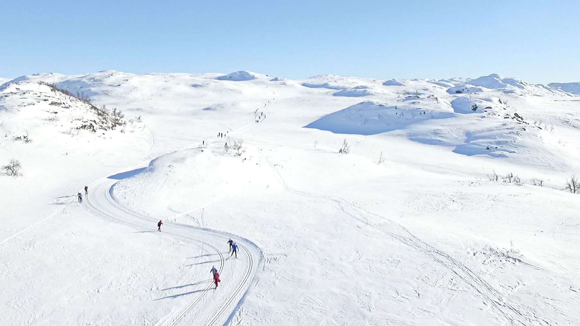 Flotte forhold i Silkedalen i Rauland